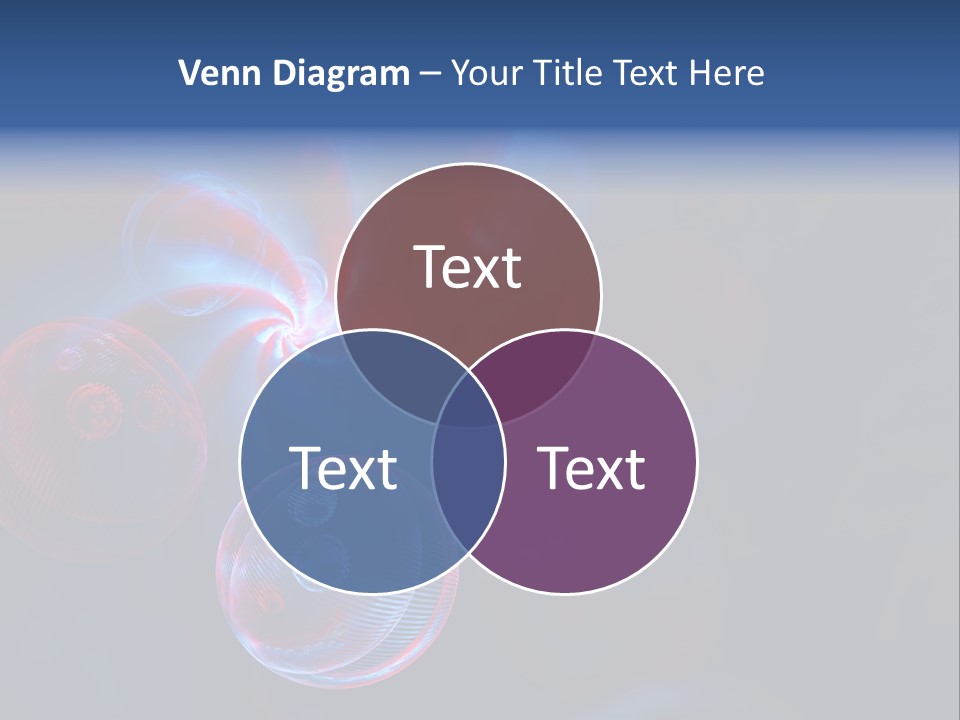 Network Glow Decorative PowerPoint Template