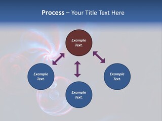 Network Glow Decorative PowerPoint Template