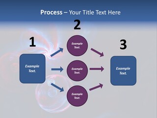 Network Glow Decorative PowerPoint Template