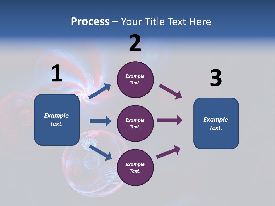 Network Glow Decorative PowerPoint Template