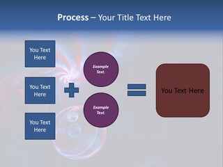 Network Glow Decorative PowerPoint Template