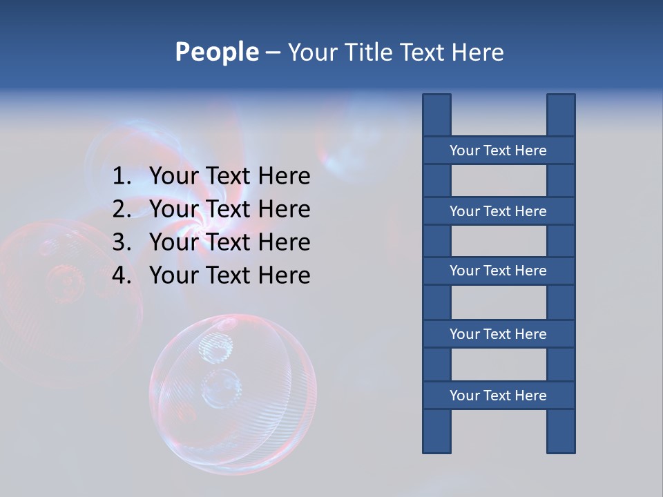 Network Glow Decorative PowerPoint Template