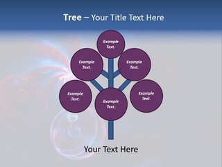 Network Glow Decorative PowerPoint Template
