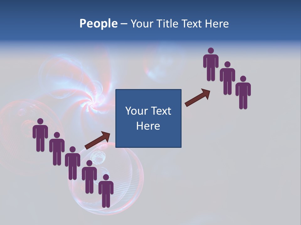 Network Glow Decorative PowerPoint Template