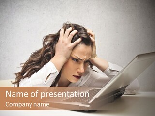 Heavy Intelligence Affliction PowerPoint Template