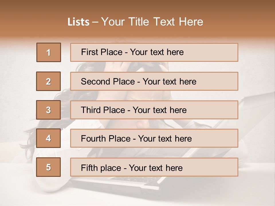Heavy Intelligence Affliction PowerPoint Template