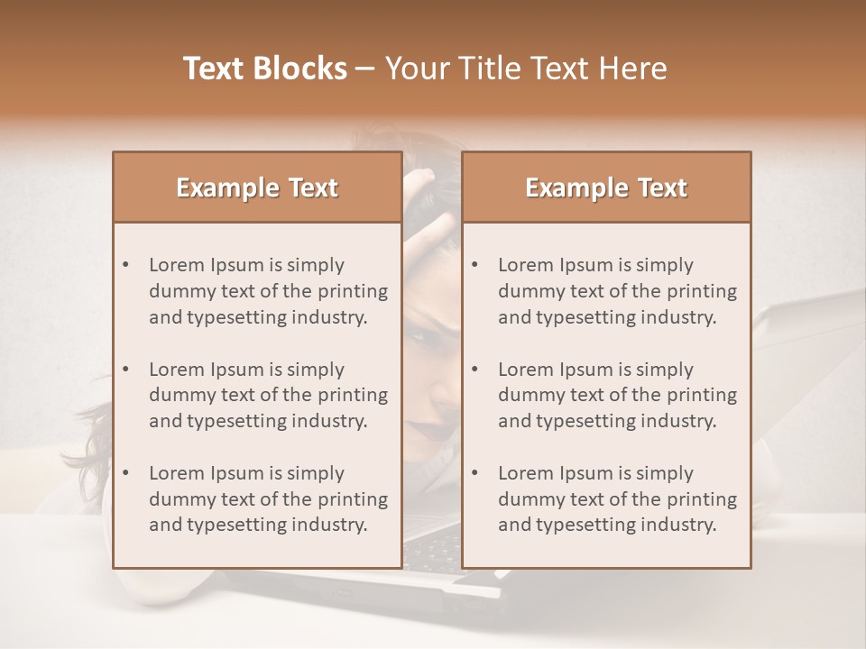 Heavy Intelligence Affliction PowerPoint Template