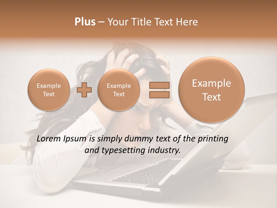 Heavy Intelligence Affliction PowerPoint Template