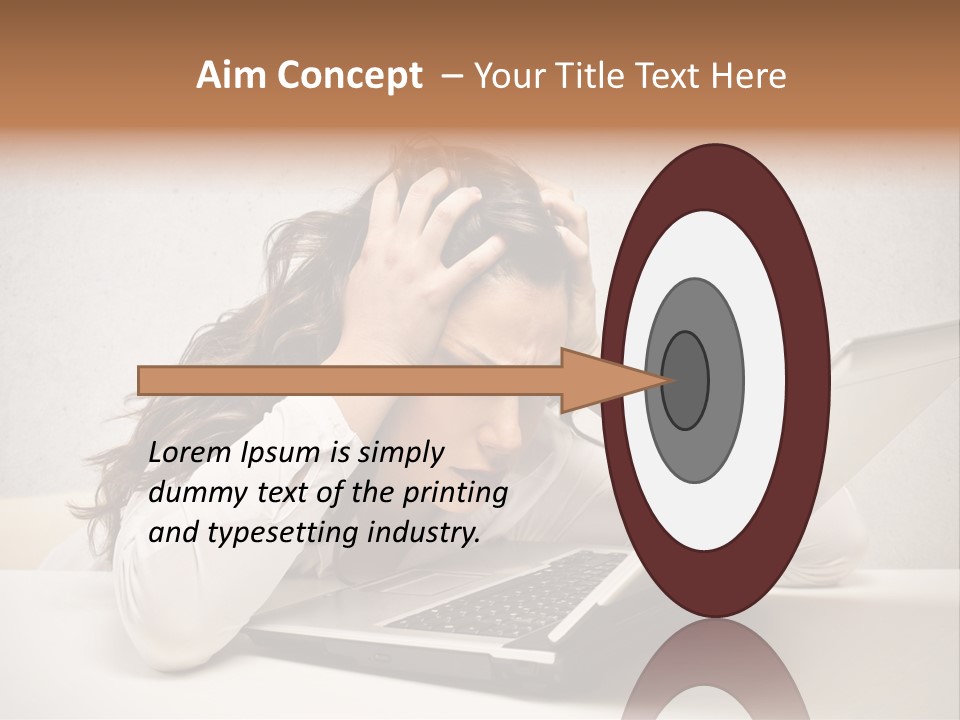 Heavy Intelligence Affliction PowerPoint Template