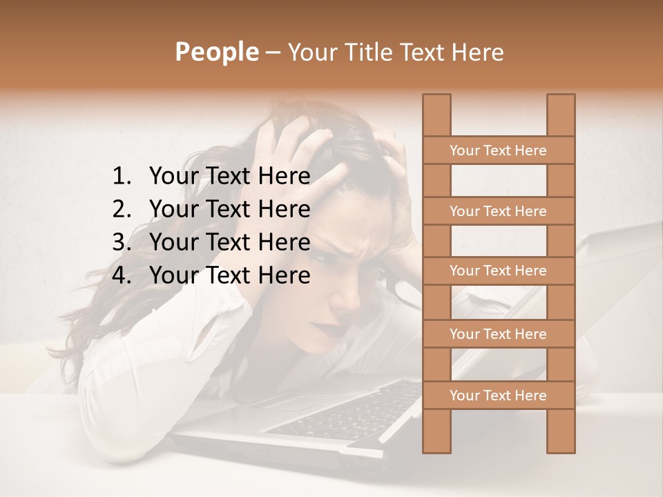 Heavy Intelligence Affliction PowerPoint Template
