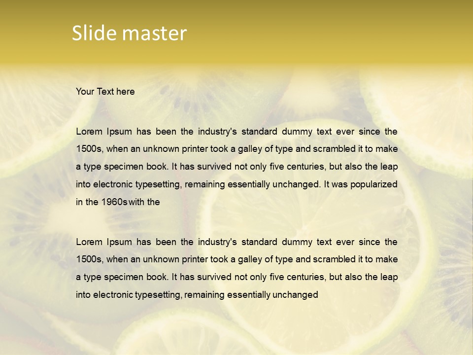 Breakfast Freshness Group PowerPoint Template