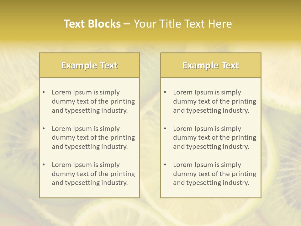 Breakfast Freshness Group PowerPoint Template