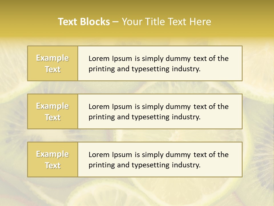 Breakfast Freshness Group PowerPoint Template