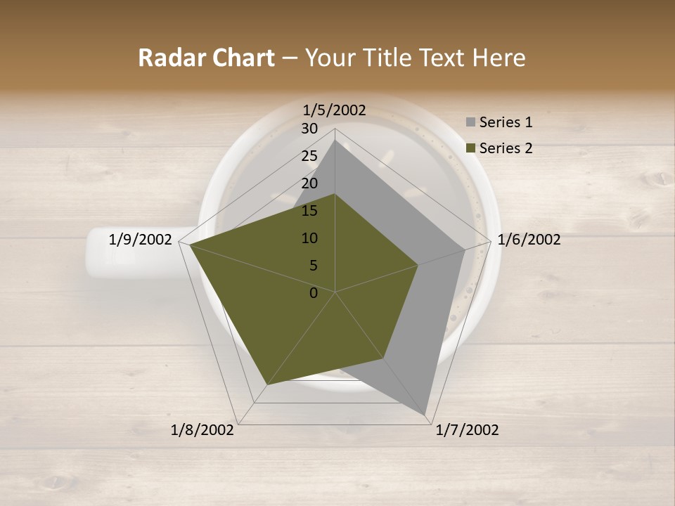 Coffee Cup Concept Text PowerPoint Template