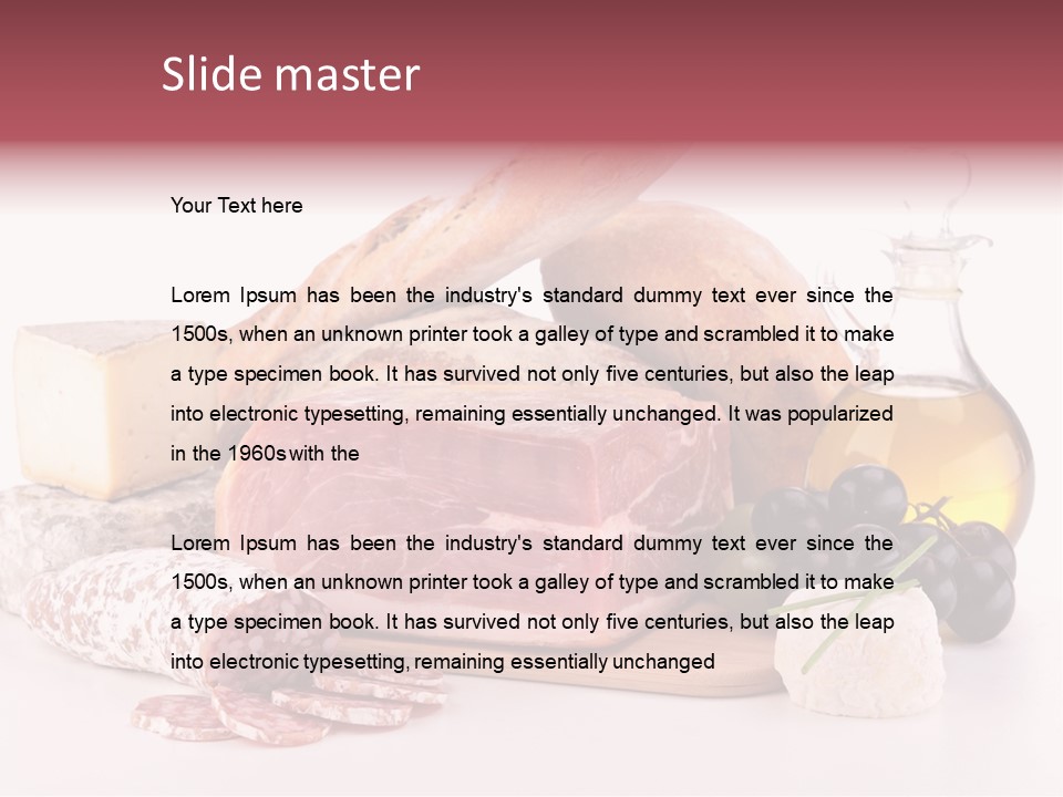 Freshness Meal Assorted PowerPoint Template