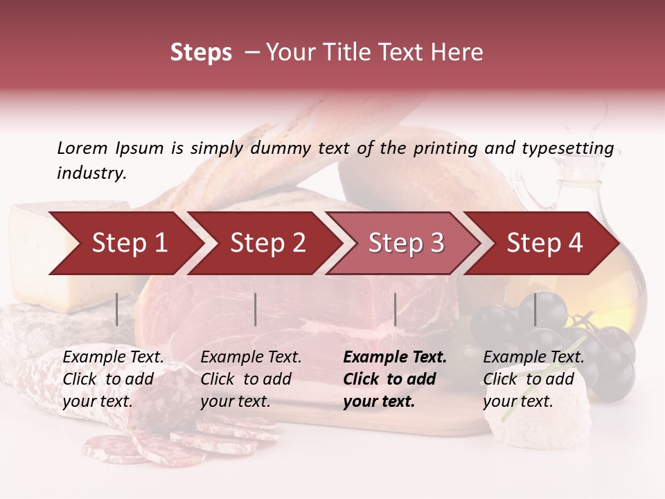 Freshness Meal Assorted PowerPoint Template