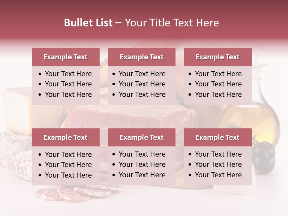 Freshness Meal Assorted PowerPoint Template