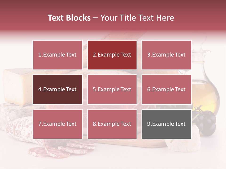 Freshness Meal Assorted PowerPoint Template