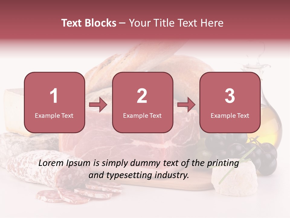 Freshness Meal Assorted PowerPoint Template