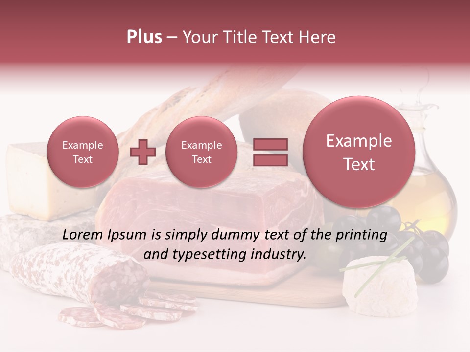 Freshness Meal Assorted PowerPoint Template