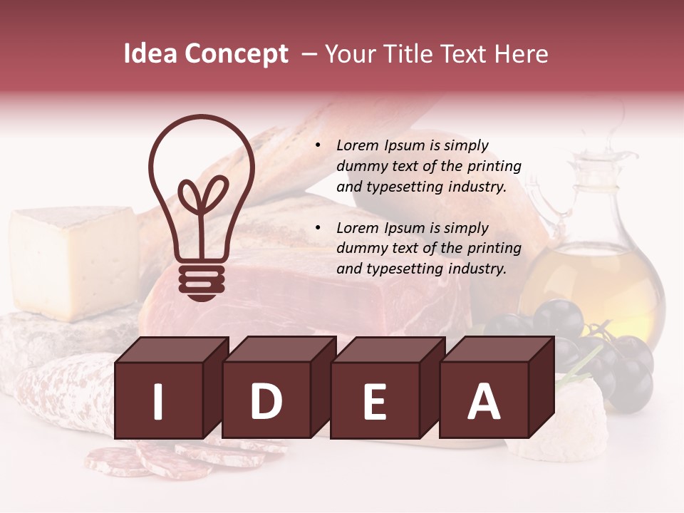 Freshness Meal Assorted PowerPoint Template