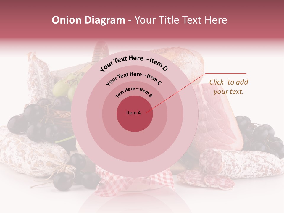 Bunch Dinner Fruit PowerPoint Template