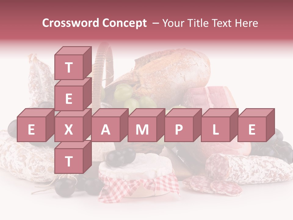 Bunch Dinner Fruit PowerPoint Template