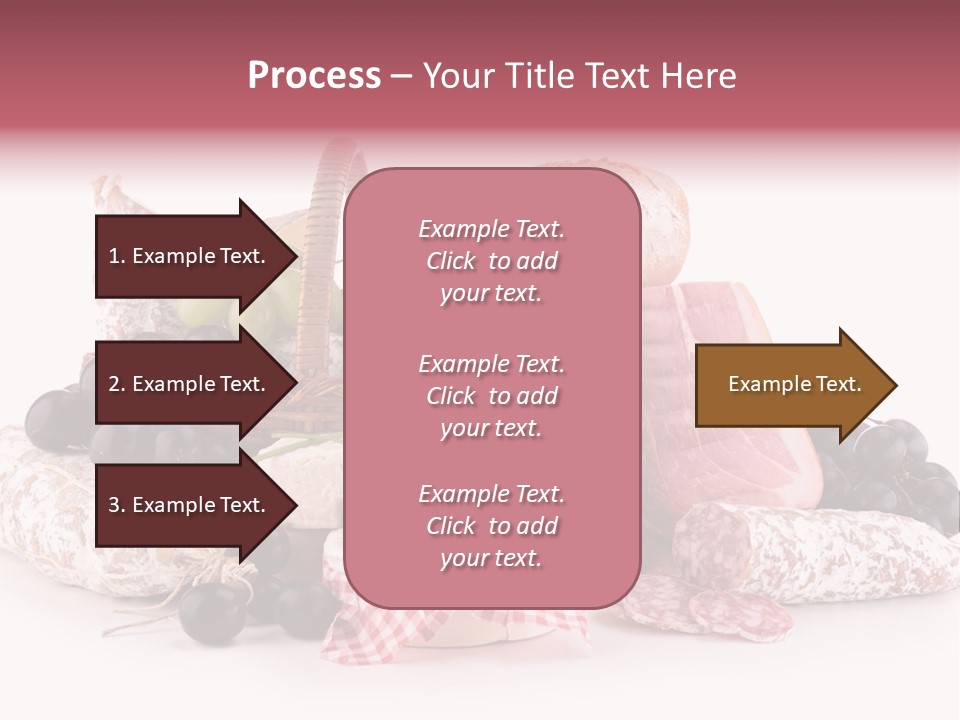 Bunch Dinner Fruit PowerPoint Template