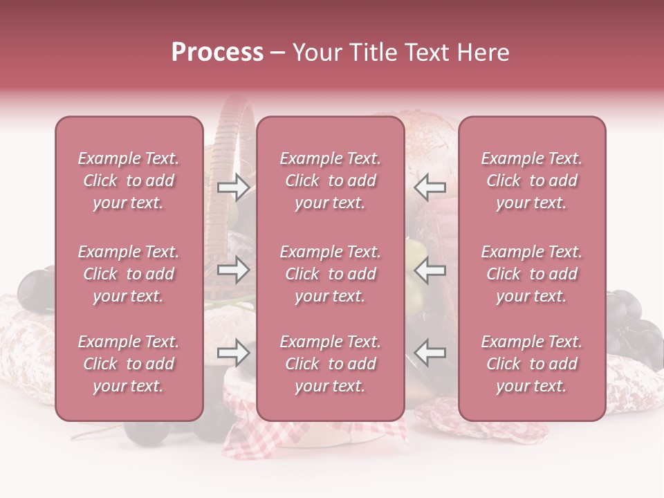 Bunch Dinner Fruit PowerPoint Template