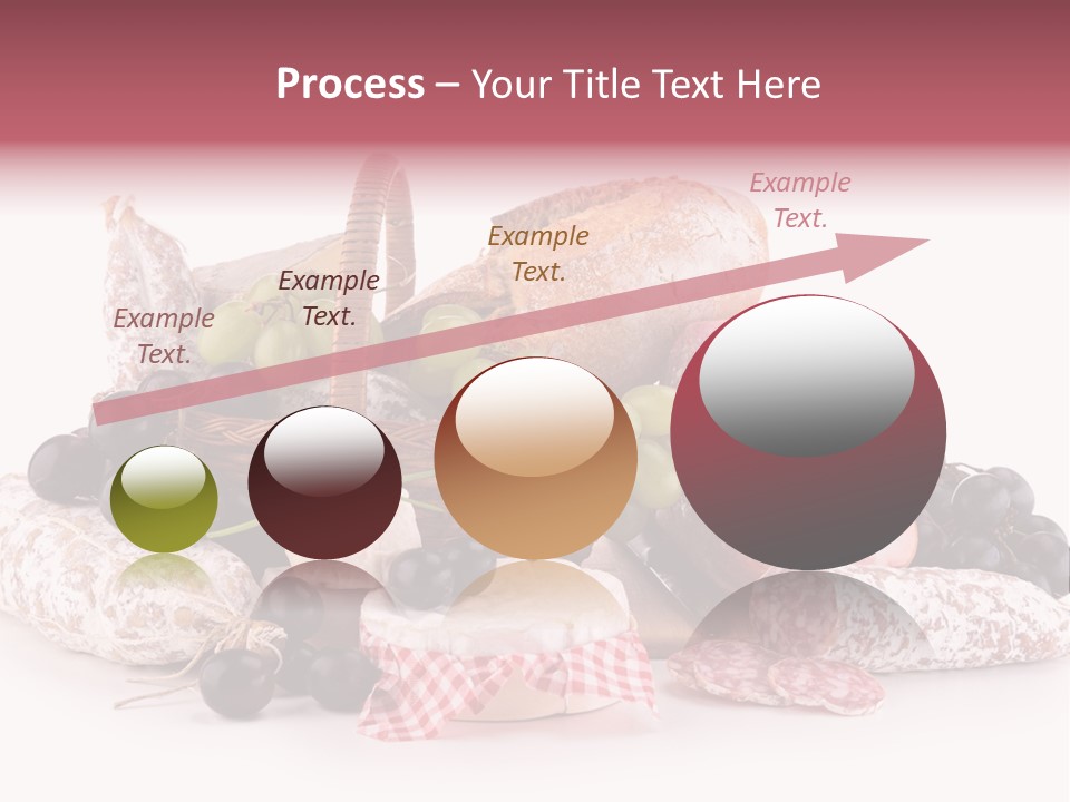 Bunch Dinner Fruit PowerPoint Template