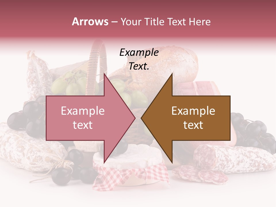 Bunch Dinner Fruit PowerPoint Template