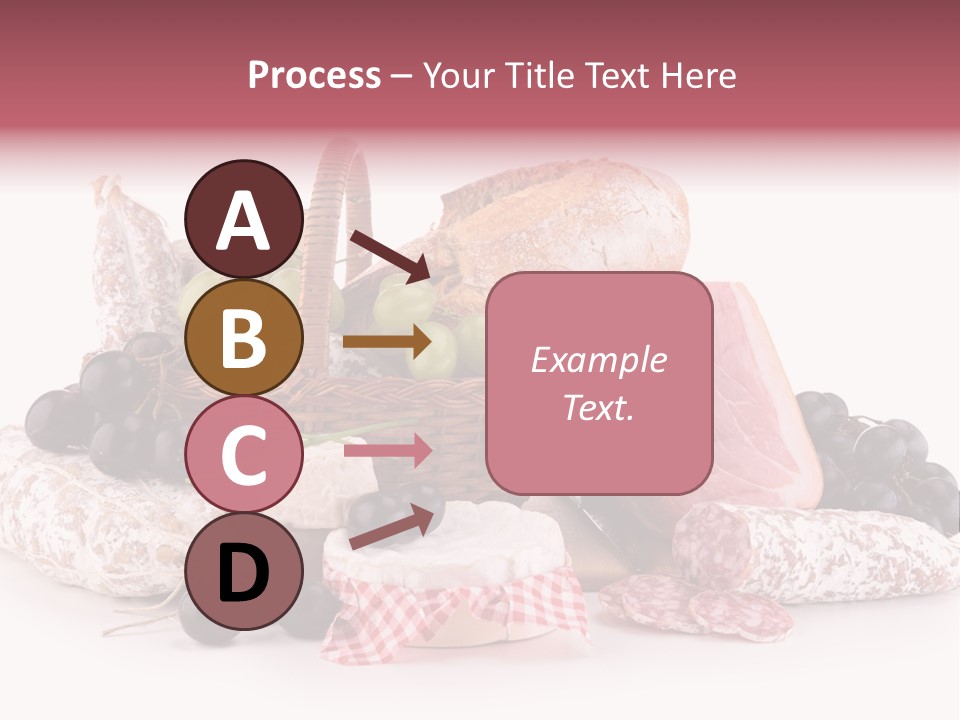 Bunch Dinner Fruit PowerPoint Template