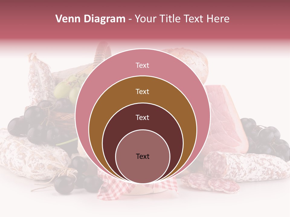 Bunch Dinner Fruit PowerPoint Template