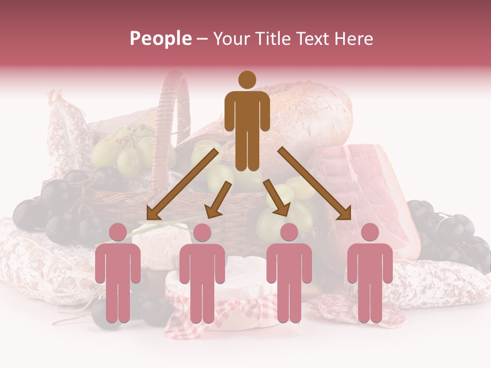 Bunch Dinner Fruit PowerPoint Template