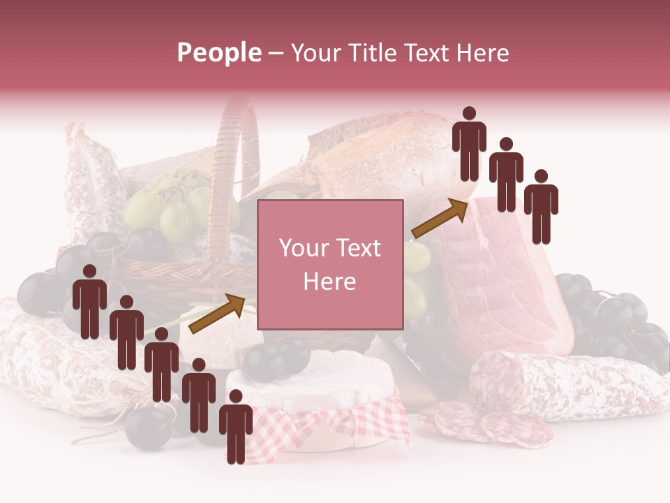 Bunch Dinner Fruit PowerPoint Template