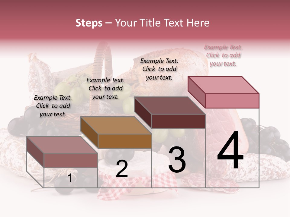 Bunch Dinner Fruit PowerPoint Template