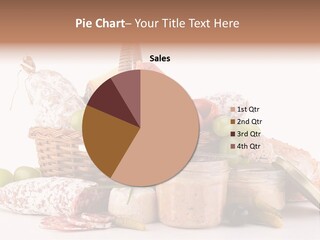 Salami Canard Grape PowerPoint Template