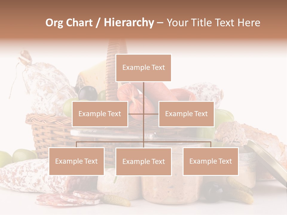 Salami Canard Grape PowerPoint Template