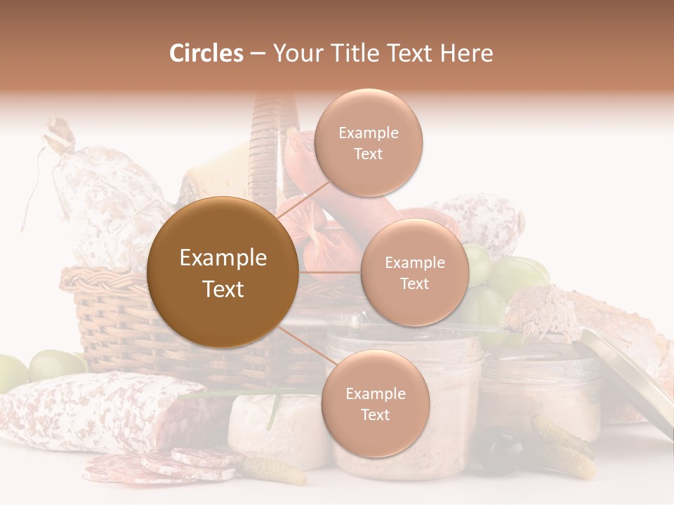 Salami Canard Grape PowerPoint Template