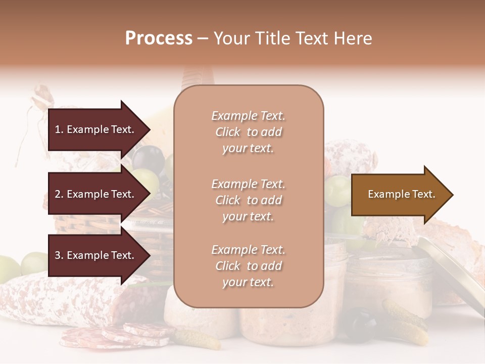 Salami Canard Grape PowerPoint Template