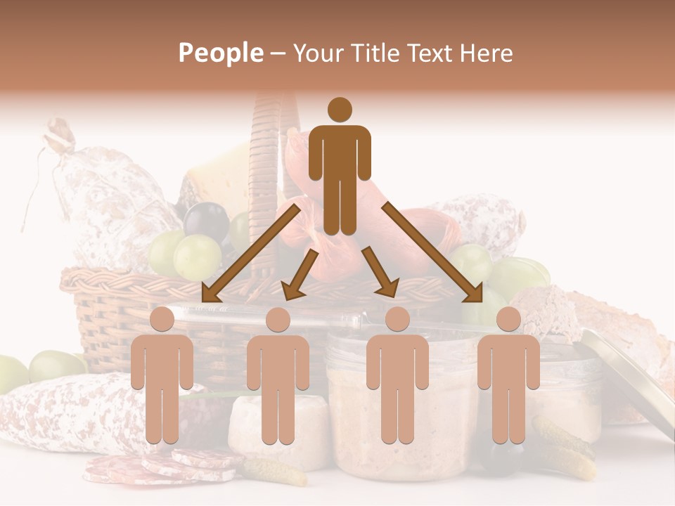 Salami Canard Grape PowerPoint Template