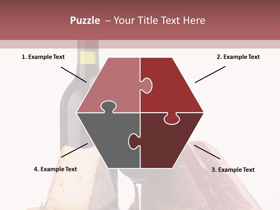 French Ham Gruyere PowerPoint Template