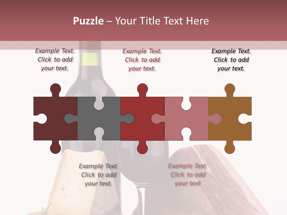 French Ham Gruyere PowerPoint Template