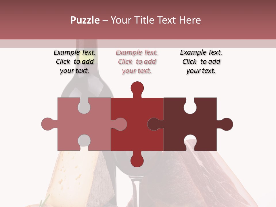 French Ham Gruyere PowerPoint Template