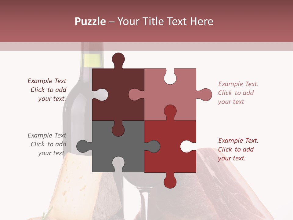 French Ham Gruyere PowerPoint Template