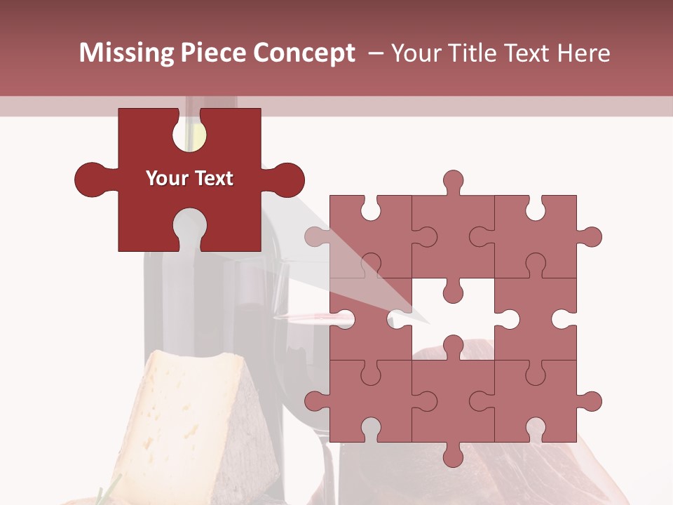 French Ham Gruyere PowerPoint Template