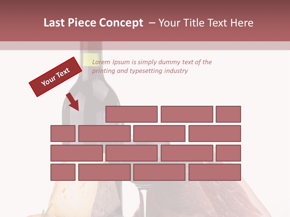French Ham Gruyere PowerPoint Template