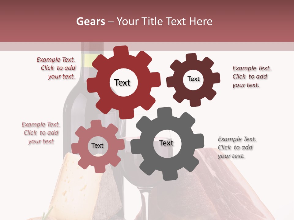 French Ham Gruyere PowerPoint Template