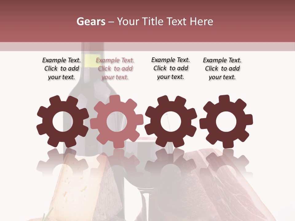 French Ham Gruyere PowerPoint Template