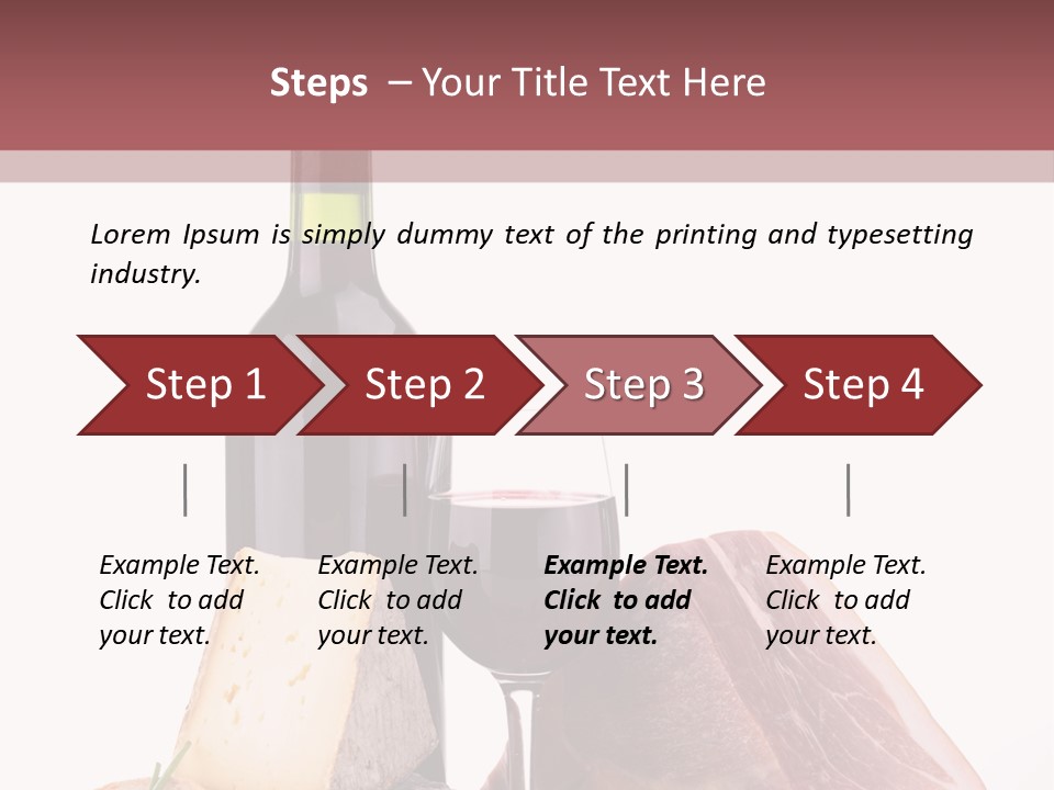 French Ham Gruyere PowerPoint Template